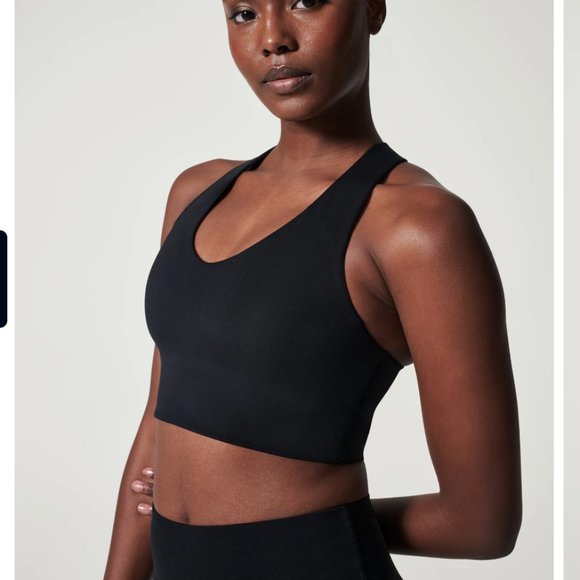 NEW! NWT SPANX SPORTS BRA Longline Medium Impact Sports Bra - size Medium - Picture 1 of 2